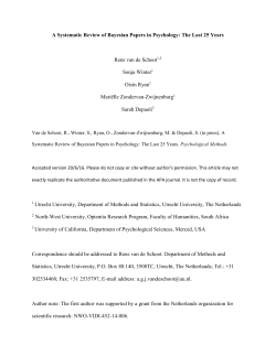A Systematic Review of Bayesian Papers in