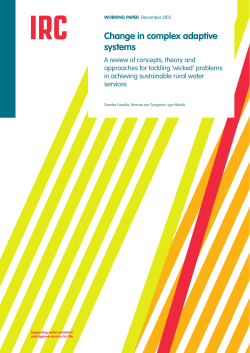 Change in complex adaptive systems