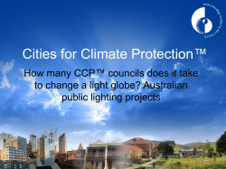Principles of Achieving Sustainable Public Lighting