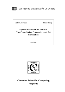 Optimal Control of the Classical Two