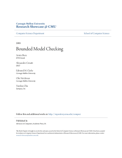 Bounded Model Checking
