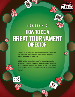 GReAt touRNAmeNt - World Tavern Poker