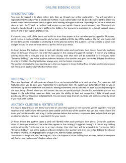 online bidding guide registration