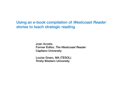TESL Interiors L Green and J Acosta Teaching Reading Strategies