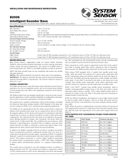 B200S Intelligent Sounder Base