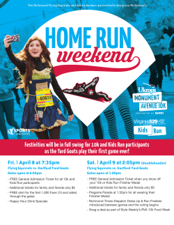 Festivities will be in full swing for 10k and Kids Run