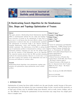 A Backtracking Search Algorithm for the Simultaneous Size