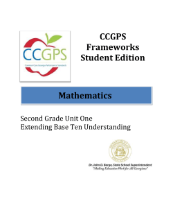 3-Digit Numbers - Henry County Schools