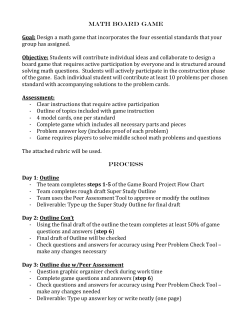 How To… (example: solve for rate)