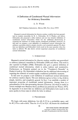 A Definition of Conditional Mutual Information for Arbitrary Ensembles