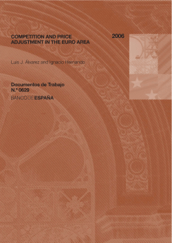 competition and price adjustment in the euro area