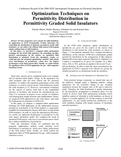 IEEE DEIS International Symposium Electrical Insulation