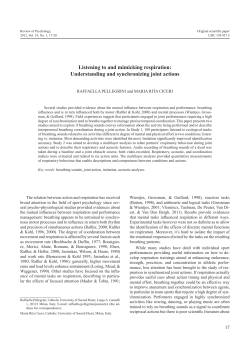 Listening to and mimicking respiration: Understanding and