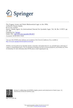 The Fregean Axiom and Polish Mathematical Logic in the