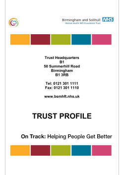 birmingham and solihull mental health trust