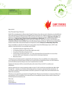 CP Volunteer Package 2017