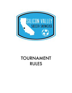 SVSS Rulebook - Fremont Youth Soccer Club