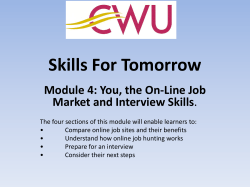 CWU SfT Module 4 Powerpoint