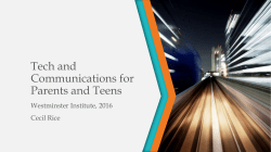 Tech Safety and Security for Teens and Their Parents