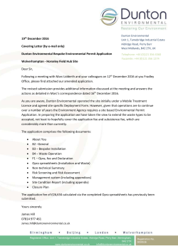 Social Media Strategy - Environment Agency Consultation Hub