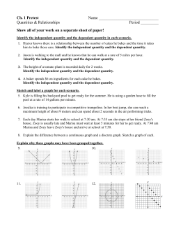 Ch. 1 Pretest