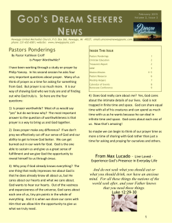 February 2015 - Newaygo United Methodist Church