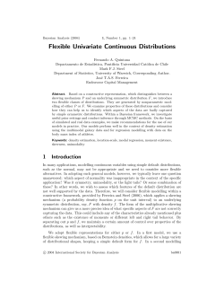 Flexible Univariate Continuous Distributions