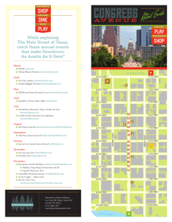 congress - The Downtown Austin Alliance