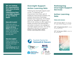 Overnight Support Action Learning Sets Redesigning Overnight