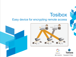Tosibox Helppo laite salattuihin etäyhteyksiin