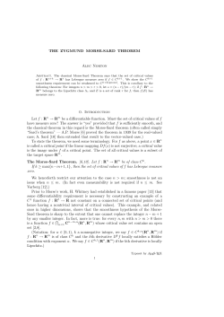 The Zygmund Morse-Sard Theorem