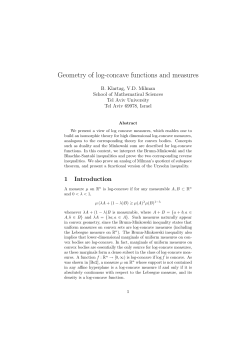 Geometry of log-concave functions and measures