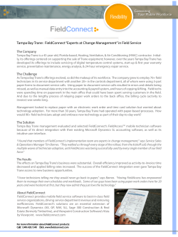 FieldConnect Team Experts in Field Service Change Management