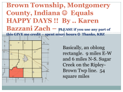 Brown Township PowerPoint