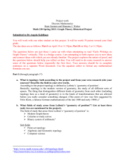 Project work Discrete Mathematics Ram Gautam and Shaunna J