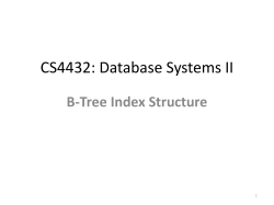 B-Tree Insertion