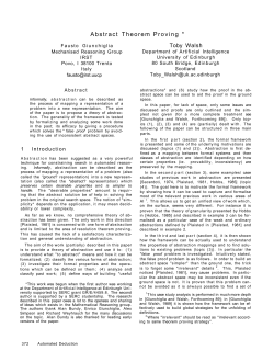 Abstract Theorem Proving