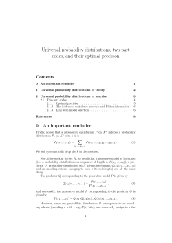 Universal probability distributions, two