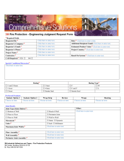 Engineering Judgment Request Form - Digital