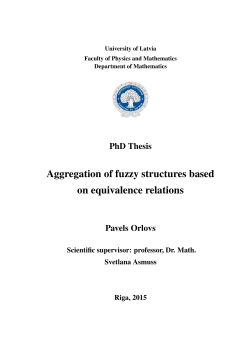 Aggregation of fuzzy structures based on equivalence relations