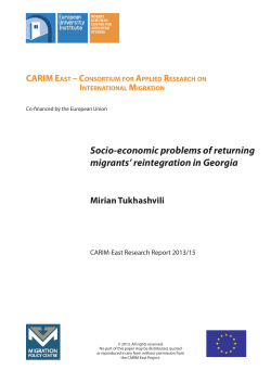 Socio-economic problems of returning migrants