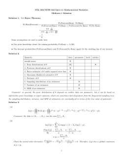 STA 250/MTH 342 Intro to Mathematical Statistics Midterm 1