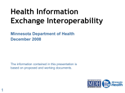 3.1 HIE Interoperability