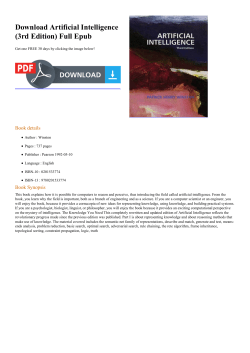 Artificial Intelligence (3rd Edition) Full Epub