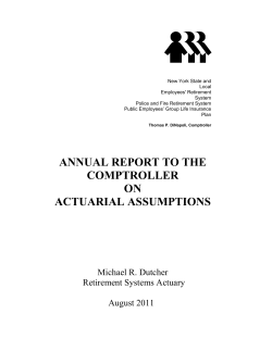Economic Assumptions - Office of the State Comptroller