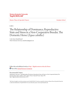 The Relationship of Dominance, Reproductive