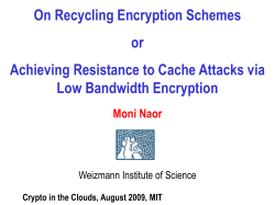 Cache attacks - People.csail.mit.edu