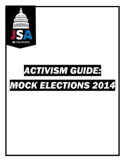 How to Hold a Mock Election