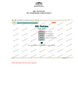 HR 1.30 ONLINE SPA TEMPORARY EMPLOYMENT &bull;Select the