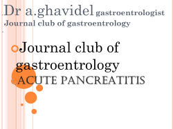 mild cases of acute gallstone pancreatitis